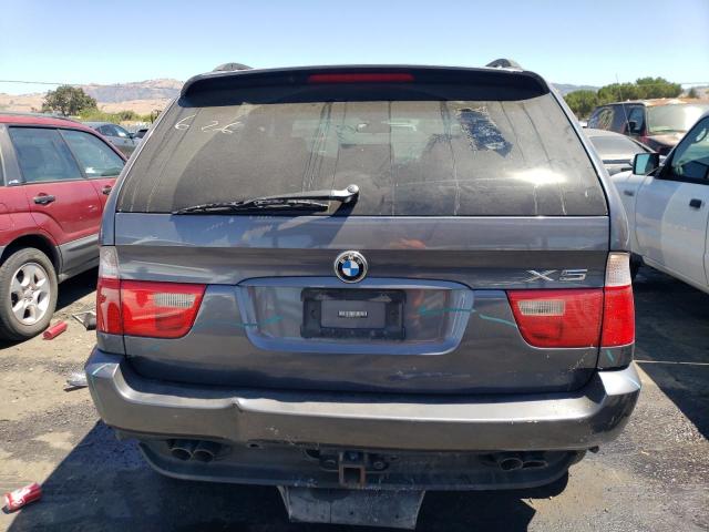 5UXFB33522LH38494 - 2002 BMW X5 4.4I GRAY photo 6