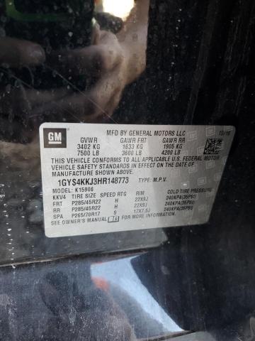 1GYS4KKJ3HR148773 - 2017 CADILLAC ESCALADE ESV PLATINUM 黑色 照片 13