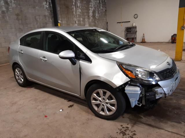 KNADM4A33D6266859 - 2013 KIA RIO LX SILVER photo 4