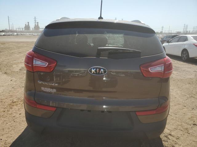 KNDPB3A29C7269412 - 2012 KIA SPORTAGE BASE BROWN photo 6