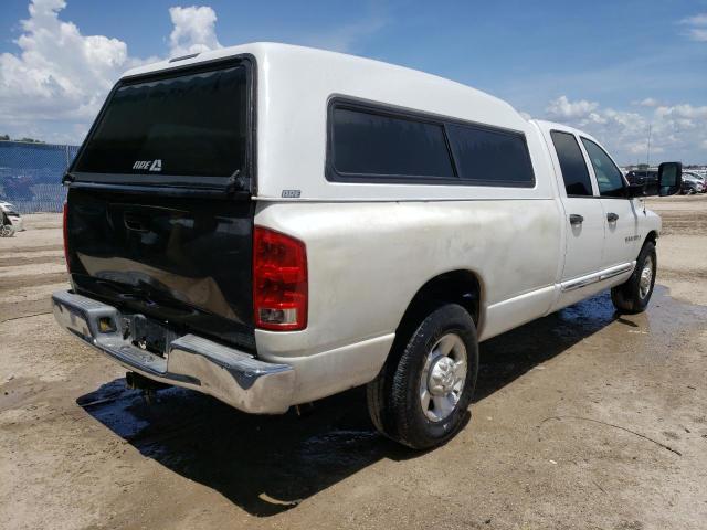 3D7KA28D54G109389 - 2004 DODGE RAM 2500 ST WHITE photo 3