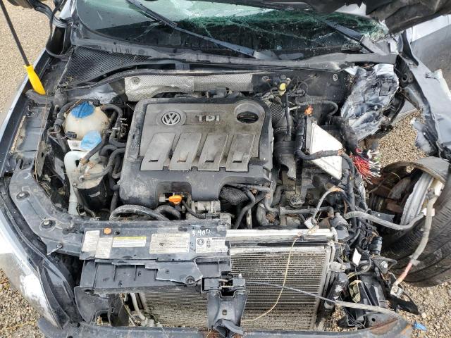 1VWBN7A33CC086626 - 2012 VOLKSWAGEN PASSAT SE GRAY photo 11