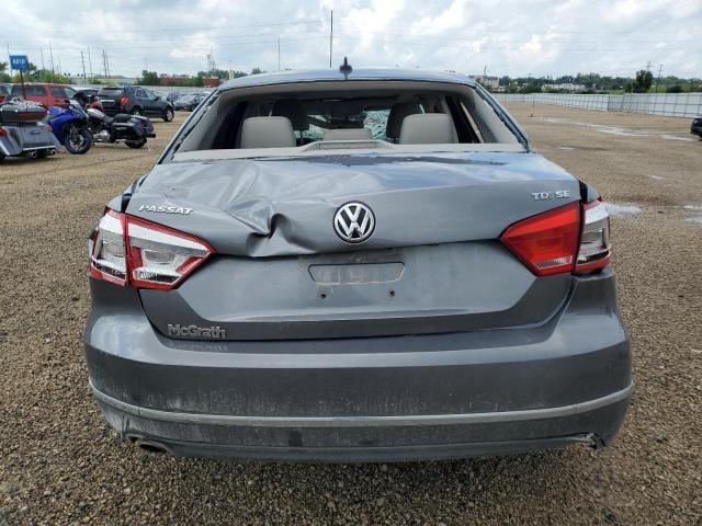 1VWBN7A33CC086626 - 2012 VOLKSWAGEN PASSAT SE GRAY photo 6