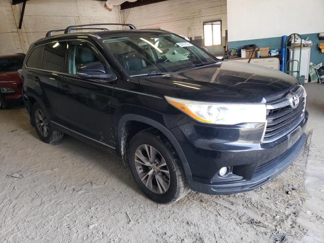 5TDJKRFH1ES012940 - 2014 TOYOTA HIGHLANDER XLE BLACK photo 4