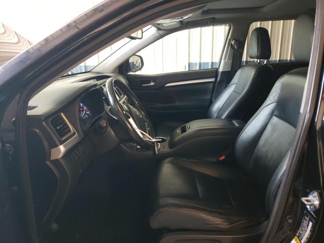 5TDJKRFH1ES012940 - 2014 TOYOTA HIGHLANDER XLE BLACK photo 7
