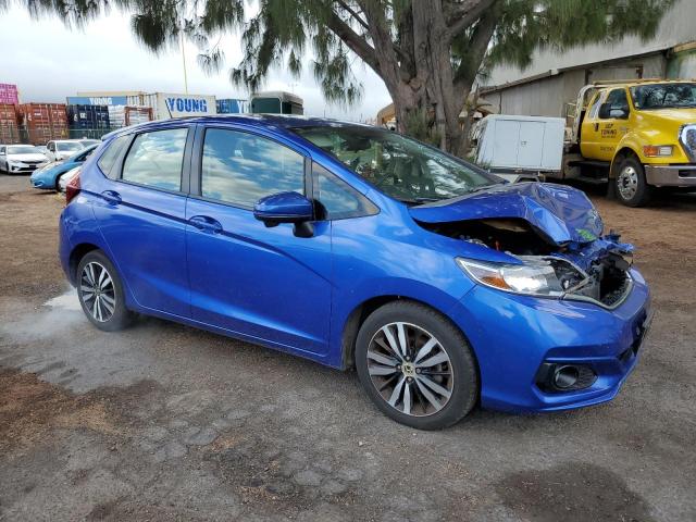 3HGGK5H89JM722096 - 2018 HONDA FIT EX BLUE photo 4