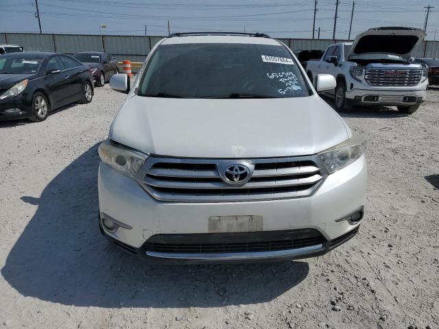 5TDZA3EH9DS041444 - 2013 TOYOTA HIGHLANDER BASE WHITE photo 5