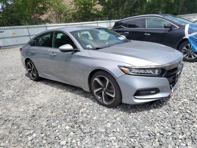 1HGCV1F33JA055268 - 2018 HONDA ACCORD SPORT Сріблястий фото 4