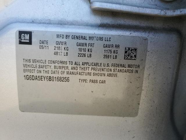 1G6DA5EY6B0168256 - 2011 CADILLAC CTS SILVER photo 13