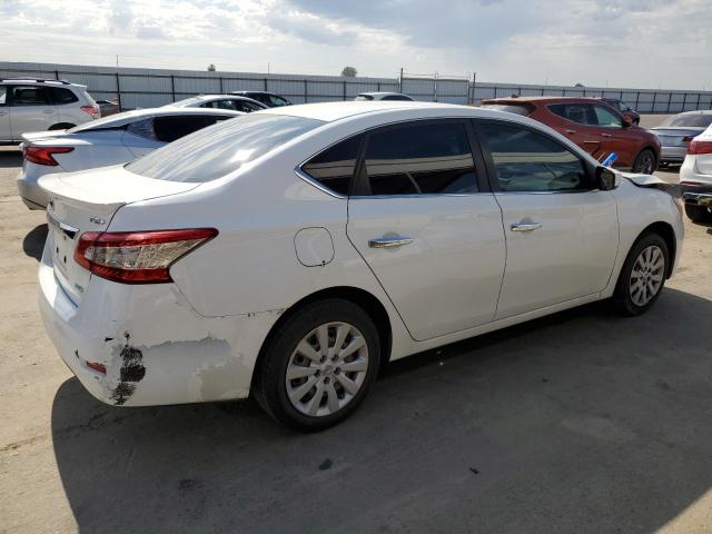 3N1AB7AP2FY362237 - 2015 NISSAN SENTRA S WHITE photo 3