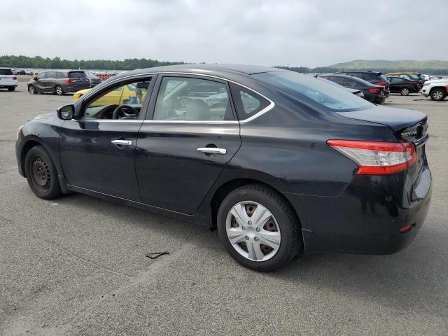 3N1AB7AP2DL684337 - 2013 NISSAN SENTRA S BLACK photo 2