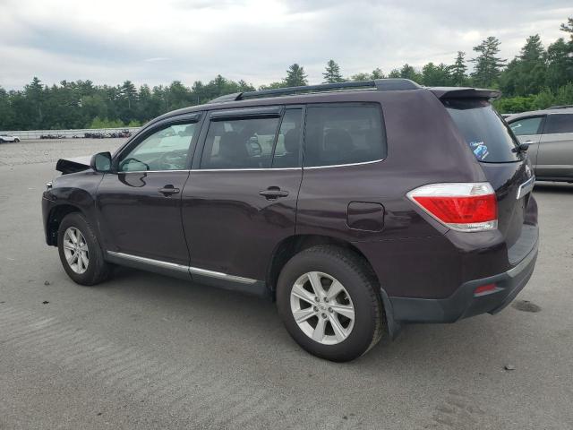 5TDBK3EHXCS120294 - 2012 TOYOTA HIGHLANDER BASE MAROON photo 2
