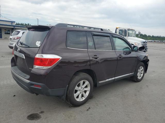 5TDBK3EHXCS120294 - 2012 TOYOTA HIGHLANDER BASE MAROON photo 3