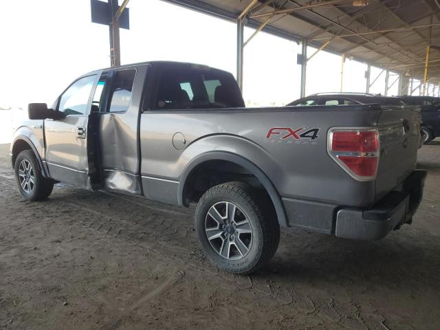 1FTFX1EF0DFB62545 - 2013 FORD F150 SUPER CAB GRAY photo 2