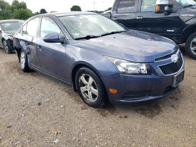 1G1PD5SB1E7354809 - 2014 CHEVROLET CRUZE LT BLUE photo 4