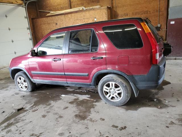 JHLRD788X4C042407 - 2004 HONDA CR-V EX BURGUNDY photo 2