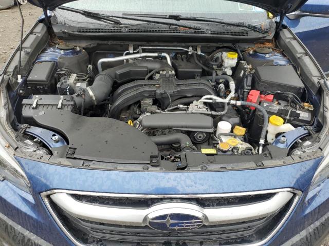 4S4BTACC2M3186913 - 2021 SUBARU OUTBACK PREMIUM BLUE photo 11