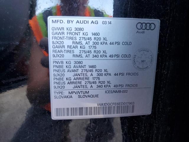 WA1DGCFE6ED017963 - 2014 AUDI Q7 PRESTIGE 黑色 照片 14