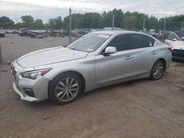 JN1BV7AP5FM333829 - 2015 INFINITI Q50 BASE SILVER photo 1