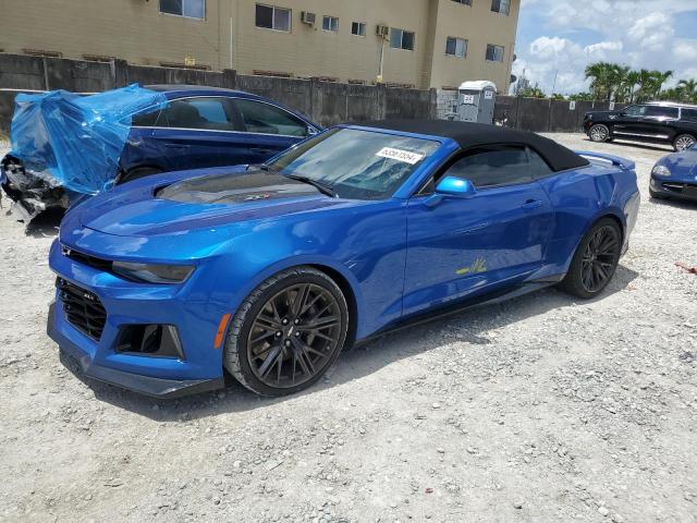 1G1FK3D64H0213090 - 2017 CHEVROLET CAMARO ZL1 BLUE photo 1