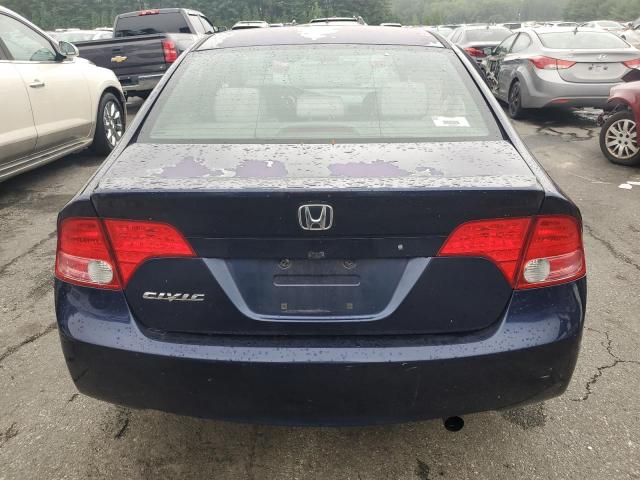 2HGFA16806H510221 - 2006 HONDA CIVIC EX BLUE photo 6