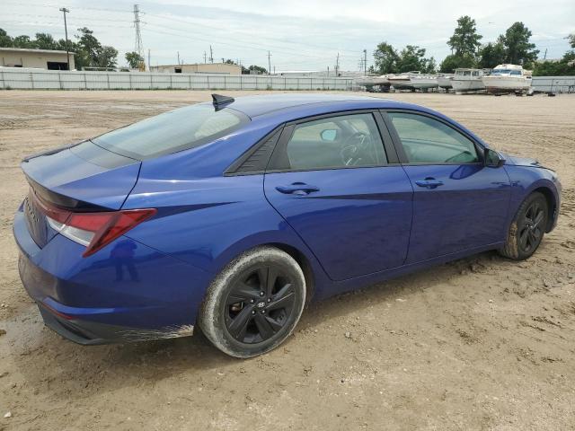 5NPLM4AG2MH040870 - 2021 HYUNDAI ELANTRA SEL BLUE photo 3