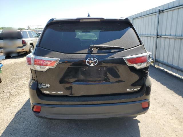 5TDJKRFH7ES059356 - 2014 TOYOTA HIGHLANDER XLE Qara foto 6