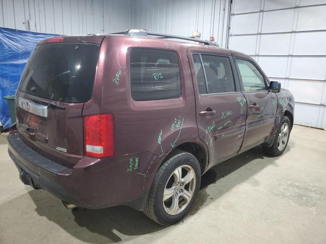 5FNYF4H52CB031216 - 2012 HONDA PILOT EXL Bordo foto 3