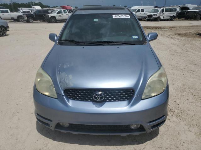 2T1KR32E84C211063 - 2004 TOYOTA MATRIX XR BLUE photo 5