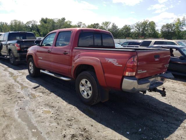 3TMJU62NX7M043420 - 2007 TOYOTA TACOMA DOUBLE CAB PRERUNNER BURGUNDY photo 2
