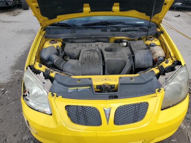1G2AL18F087300168 - 2008 PONTIAC G5 YELLOW photo 11