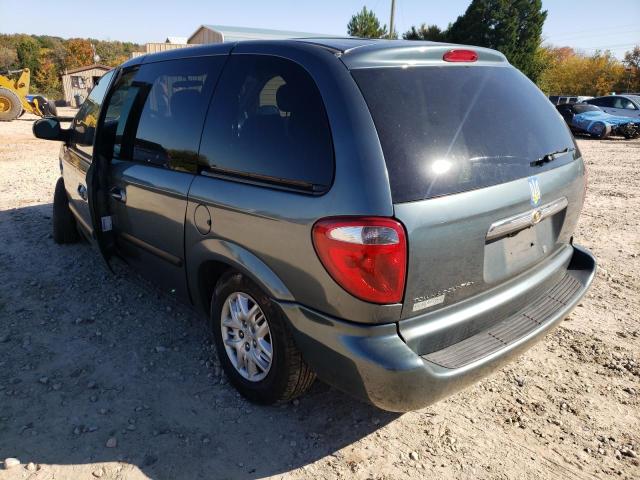 1A4GP45R66B664352 - 2006 CHRYSLER TOWN & COU BLUE photo 3