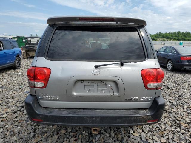 5TDBT48A56S259738 - 2006 TOYOTA SEQUOIA LIMITED SILVER photo 6