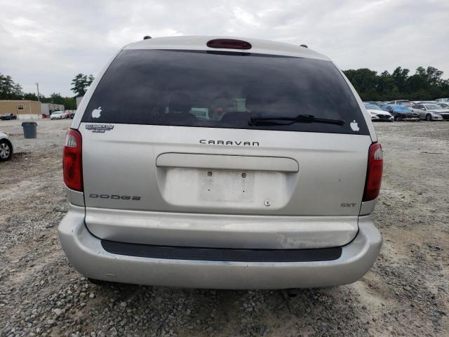 1D4GP45R76B520818 - 2006 DODGE CARAVAN SXT SILVER photo 6