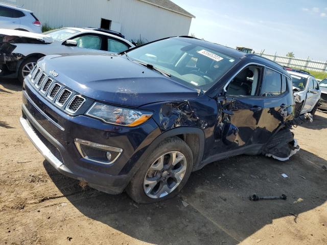 3C4NJDCB1KT741366 - 2019 JEEP COMPASS LIMITED BLUE photo 1