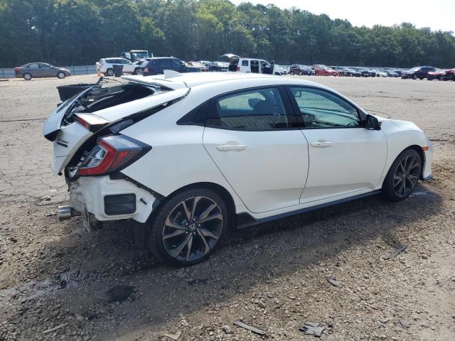 SHHFK7H90KU201058 - 2019 HONDA CIVIC SPORT TOURING WHITE photo 3