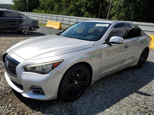 JN1BV7AP1EM691377 - 2014 INFINITI Q50 BASE SILVER photo 1