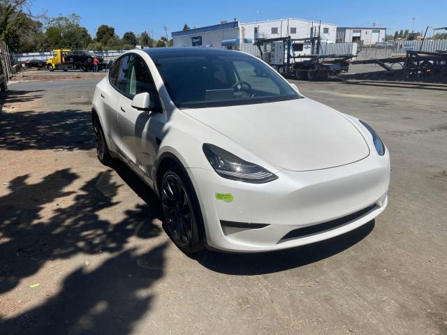 7SAYGDEE2NF359386 - 2022 TESLA MODEL Y أبيض صورة 1