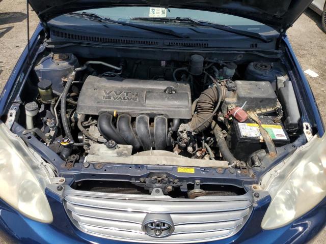 1NXBR32E03Z042623 - 2003 TOYOTA COROLLA CE BLUE photo 11