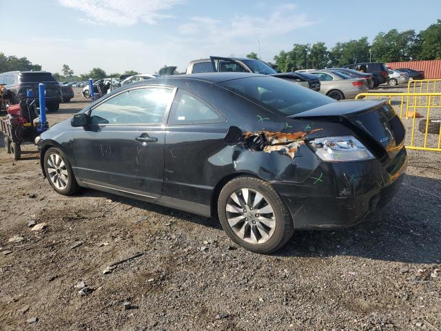 2HGFG12989H534932 - 2009 HONDA CIVIC EXL BLACK photo 2