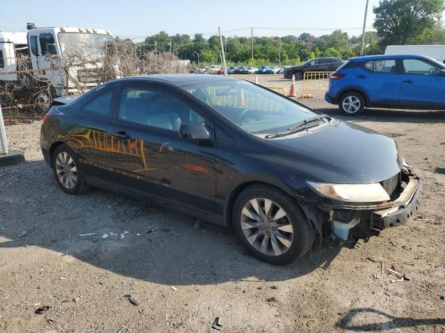 2HGFG12989H534932 - 2009 HONDA CIVIC EXL BLACK photo 4
