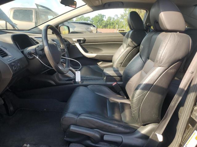 2HGFG12989H534932 - 2009 HONDA CIVIC EXL BLACK photo 7