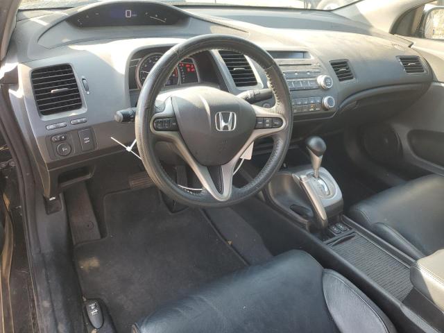 2HGFG12989H534932 - 2009 HONDA CIVIC EXL BLACK photo 8