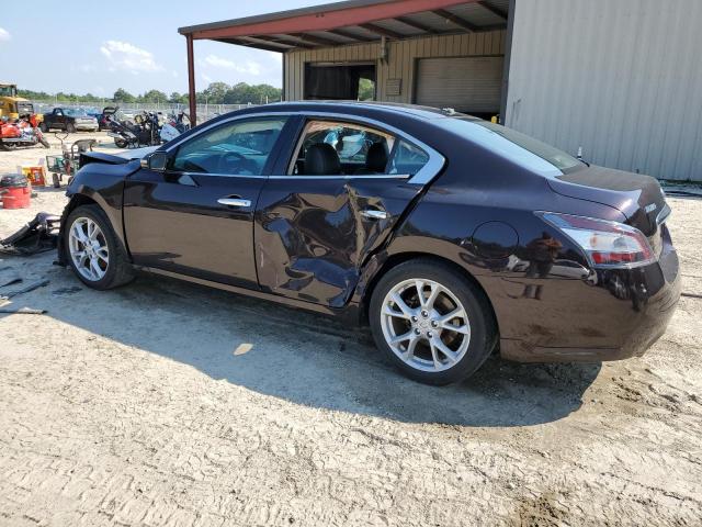 1N4AA5AP8EC915314 - 2014 NISSAN MAXIMA S BURGUNDY photo 2