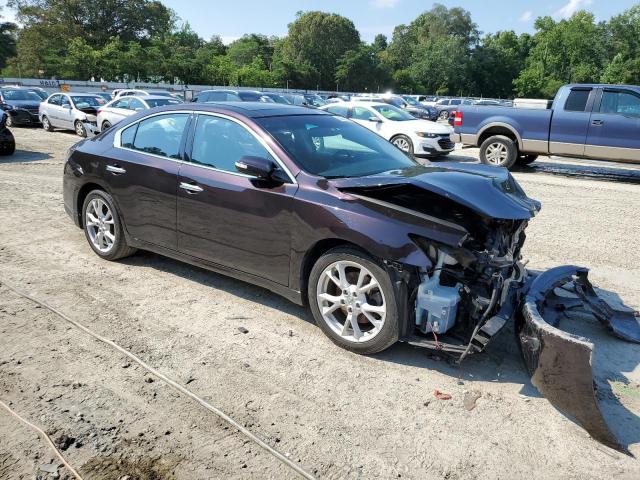 1N4AA5AP8EC915314 - 2014 NISSAN MAXIMA S BURGUNDY photo 4