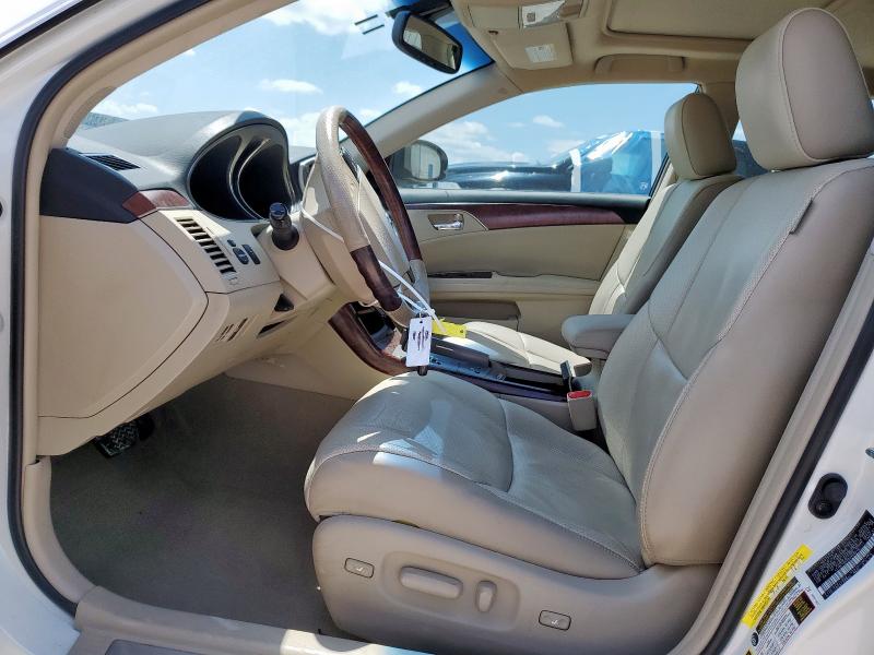 4T1BK3DB0CU456010 - 2012 TOYOTA AVALON BASE WHITE photo 7