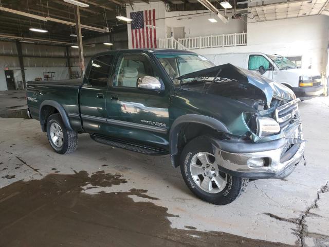 5TBBT44101S137845 - 2001 TOYOTA TUNDRA ACCESS CAB 绿色 照片 4