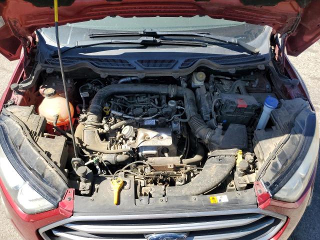 MAJ3P1TE4JC166663 - 2018 FORD ECOSPORT SE Қызыл фото 11