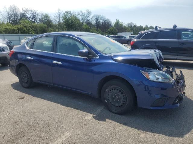 3N1AB7AP7KY212442 - 2019 NISSAN SENTRA S 蓝色 照片 4