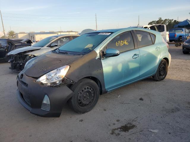 JTDKDTB35C1012052 - 2012 TOYOTA PRIUS C TURQUOISE photo 1